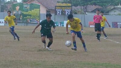 Dandim 0625 Pangandaran Nonton Langsung Turnamen Sepakbola Dandim Cup 2023,Terjadi Adu Pinalti