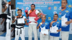 Atlet Pangandaran Juara 3 Bersama Kejuaraan Tarung Derajat Piala Bupati Cirebon Kelas Ulot 2023