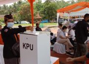 Simulasi Tata Cara Pemilihan pada Masa Pandemi Digelar KPUD Pangandaran