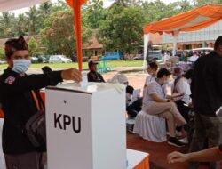 Simulasi Tata Cara Pemilihan pada Masa Pandemi Digelar KPUD Pangandaran