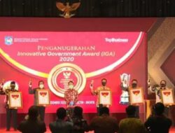 Bupati Pangandaran Jeje Wiradinata Terima Penghargaan IGA 2020 dari Kemendagri