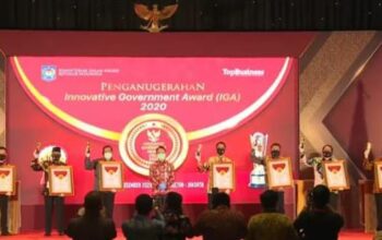 Bupati Pangandaran Jeje Wiradinata Terima Penghargaan IGA 2020 dari Kemendagri