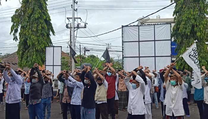 FPI Sampaikan Aspirasi ke Mapolsek Pangandaran, Bebaskan HRS