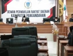 Bupati Pangandaran Sampaikan Pandangan Umum Ranwal RPJMD 2021-2026