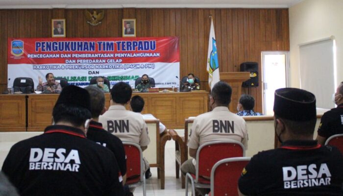 Bupati Jeje Wiradinata Mengukuhkan Tim Terpadu P4GN