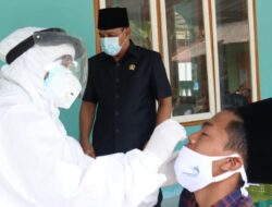 Calon Santri Ponpes Lirboyo Difasilitasi Tes Swab Antigen oleh Pemda dan DPRD Pangandaran