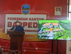 Suasana Anyar Kantor Bappeda Pangandaran di Kompleks Kota Baru Cintakarya