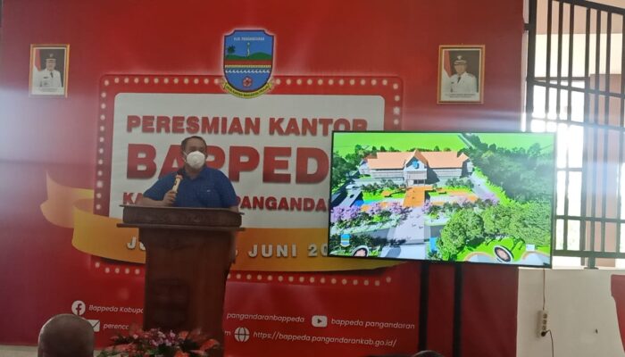 Suasana Anyar Kantor Bappeda Pangandaran di Kompleks Kota Baru Cintakarya