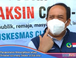 Vaksinasi Covid-19 Percepatan, Terus Digenjot Pemkab Pangandaran Sampai Desa