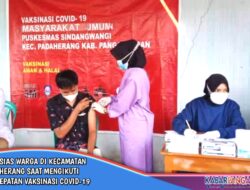 Percepatan Vaksinasi Covid-19 Di Padaherang, Warga Sangat Antusias