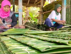 Menganyam Daun Nipah Untuk Atap Tradisional Di Batu Karas Sudah Sejak Dahulu
