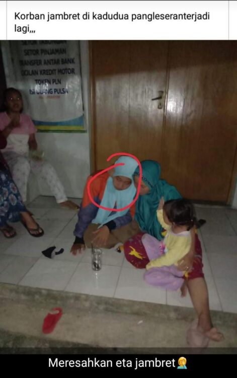 korban jambret di pangandaran