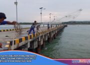 Dermaga Bojong Salawe Belum Ada Aktifitas Transportasi Laut, Jadi Spot Mancing Dan Menjala Ikan