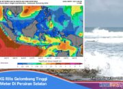 BMKG Rilis Gelombang Tinggi 4-6 Meter Di Perairan Dan Samudera Hindia Selatan