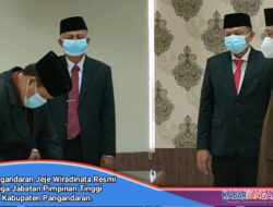 Camat Padaherang Resmi Menduduki Jabatan Baru Sebagai Kalak BPBD Pangandaran