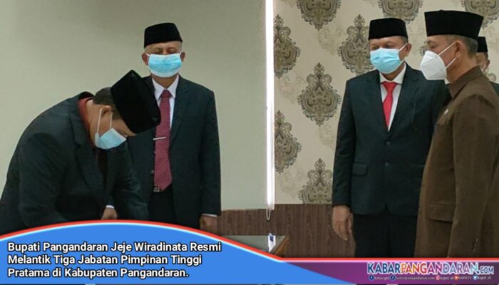 Camat Padaherang Resmi Menduduki Jabatan Baru Sebagai Kalak BPBD Pangandaran