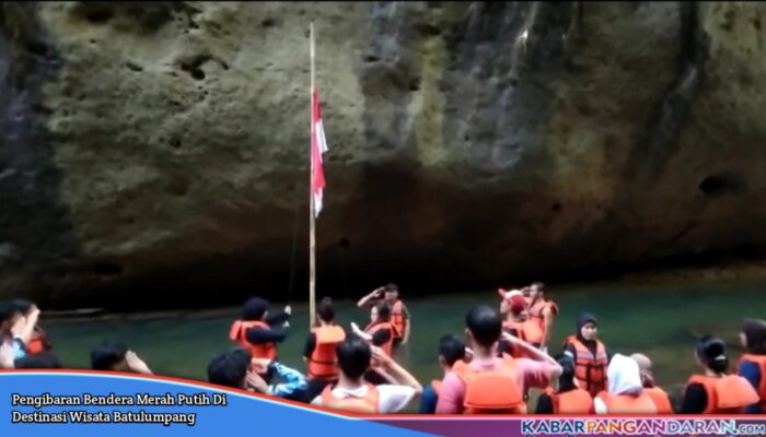 Warga Masyarakat Peringati HUT RI Ke 76 Unik Dan Kreatif, Salah Satunya Di Destinasi Wisata Batulumpang