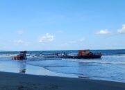 Kandasnya Kapal Tongkang Di Bojong Salawe Sudah Dilaporkan Ke Pemerintah Pusat