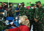 Pangdam III/Siliwangi Tinjau Pelaksanaan Vaksinasi Di Pangandaran