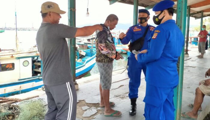 Polairud Polres Ciamis Sambangi Nelayan Pangandaran