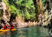 Body Rafting Batu Lumpang Garden, Panorama Eksotis Di Pangandaran