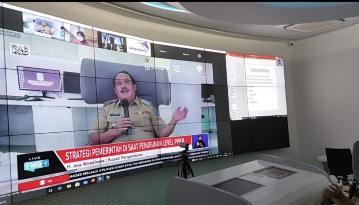 Dialog Interaktif, Bupati Jeje Wiradinata Menjadi Narasumber Sampaikan Semua Keberhasilan Tangani Pandemi