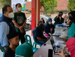 Bupati Pangandaran Monitoring Percepatan Vaksinasi Covid-19 Di Cimerak