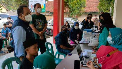 Bupati Pangandaran Monitoring Percepatan Vaksinasi Covid-19 Di Cimerak