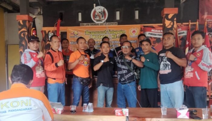 Muscab Kodrat Pangandaran, Terpilih Ketua Tony Andrian Periode 2021-2025