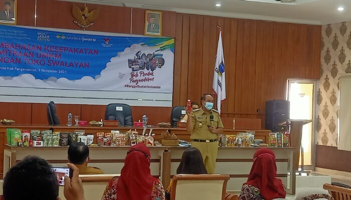 Kemitraan UMKM Dengan Toko Swalayan, Bupati: Kami Ingin Produk Pangandaran Ada Di Toko Swalayan