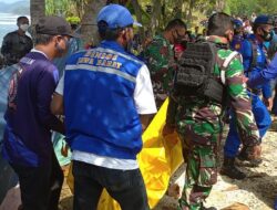Korban Tenggelam Di Pantai Karapyak Diketemukan