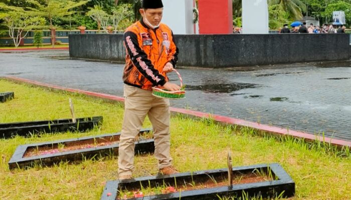 Peringati Hari Pahlawan 2021, Pemuda Pancasila Bersama Pemda Pangandaran Ziarah Ke Taman Makam Pahlawan Parigi