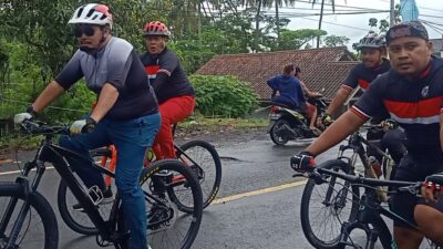 Tingkatkan Silaturahmi, Forkopimda dan Pemda Pangandaran Bersepeda Santai
