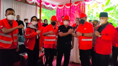 Peletakan Batu Pertama Pembangunan Kantor DPC PDI Perjuangan Pangandaran