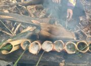 Cara Membuat Kuliner Nasi Liwet Leumeung Di Curug Leuwi Leutak Pangandaran