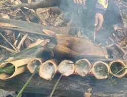 Cara Membuat Kuliner Nasi Liwet Leumeung Di Curug Leuwi Leutak Pangandaran