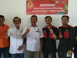 Agus Mulyana Dari Cabor Porlasi Mendaftarkan Diri Balon Ketua Umum KONI Pangandaran