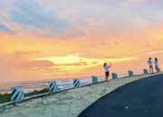 7 Spot Terpopuler Berburu Sunset Di Pangandaran,Salah Satunya Jembatan Baru Karang Tirta
