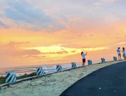 7 Spot Terpopuler Berburu Sunset Di Pangandaran,Salah Satunya Jembatan Baru Karang Tirta
