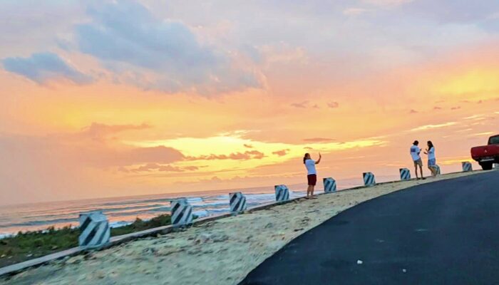 7 Spot Terpopuler Berburu Sunset Di Pangandaran,Salah Satunya Jembatan Baru Karang Tirta