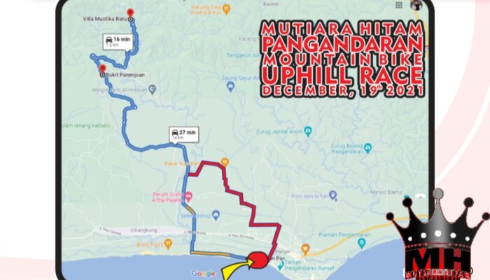 Mutiara Hitam Pangandaran Montain Bike UPHILL Race 2021 Segera Di Gelar