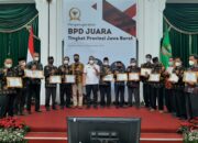 Lomba BPD Juara Jabar 2021,BPD Desa Karangsari Wakili Pangandaran Masuk 10 Besar