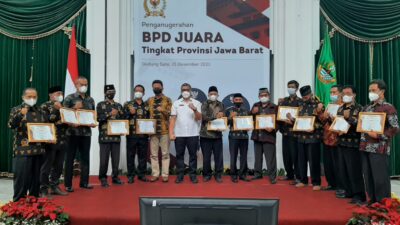 Lomba BPD Juara Jabar 2021,BPD Desa Karangsari Wakili Pangandaran Masuk 10 Besar
