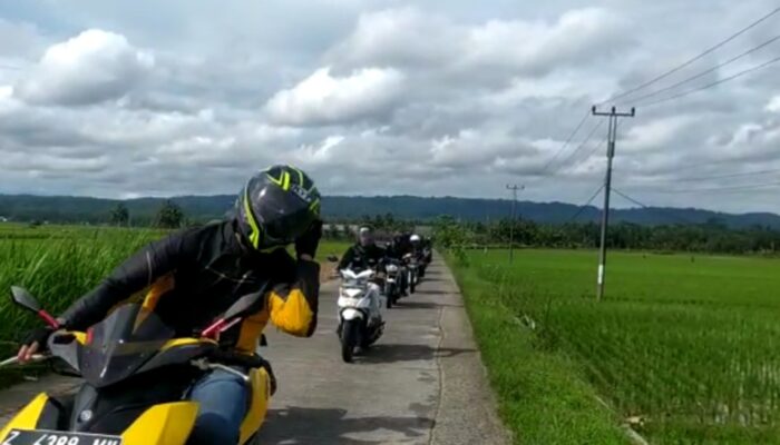Touring Glory Bikers Ciamis (GBC) Ke Pantai Pangandaran