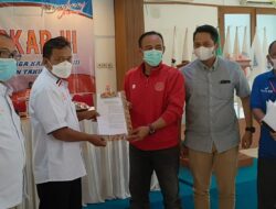 Agus Mulyana Ditetapkan Nahkodai KONI Pangandaran Periode 2021-2025