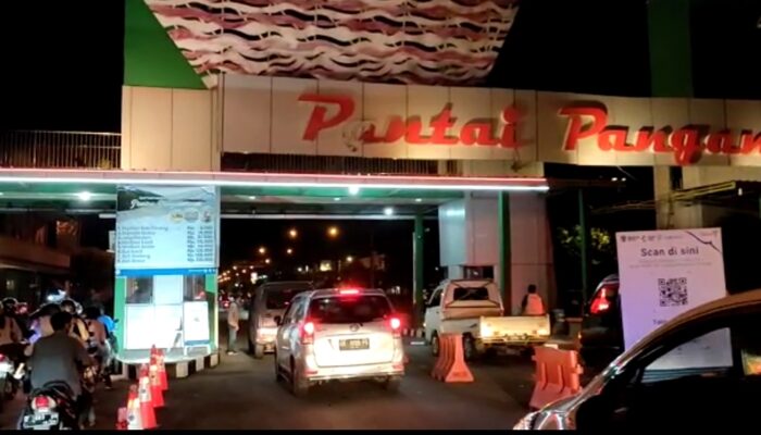 29.634 Wisatawan Serbu Obyek Wisata Pantai Pangandaran Jelang Momen Tahun Baru 2022