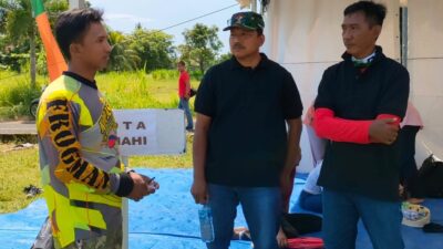 Ketum Terpilih KONI Pangandaran Agus Mulyana, Meninjau Pelaksanaan BK Porprov XIV Jabar Di Bandara Nusawiru