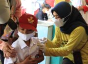 Kapolres Ciamis Monitoring Vaksinasi Usia 6 – 11 Tahun Di Pangandaran
