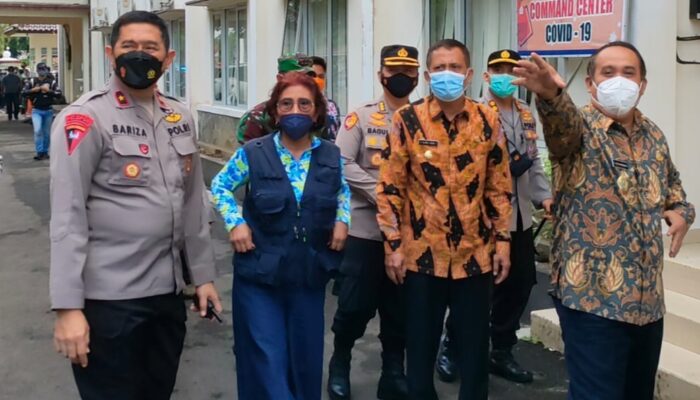 Wakapolda Jabar Brigjen Pol. Bariza Sulfi Meninjau Gedung Setda Pangandaran, Untuk Kantor Mapolres Persiapan