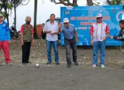 Ketua DPRD Pangandaran Membuka Fun Petanque Savana Beach Pangandaran 2022 Di Pantai Madasari